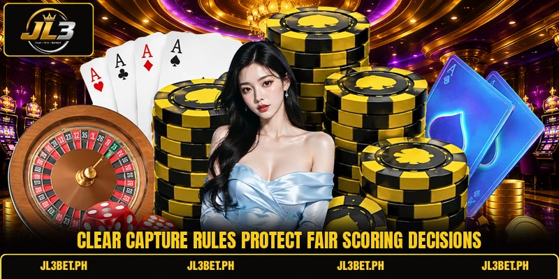 Clear capture rules protect fair scoring decisions Clear capture rules protect fair scoring decisions
