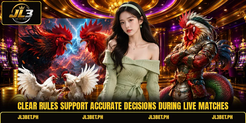 Clear rules support accurate decisions during live matches Clear rules support accurate decisions during live matches