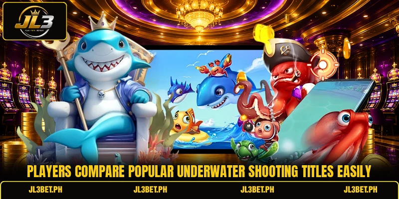 Players compare popular underwater shooting titles easily