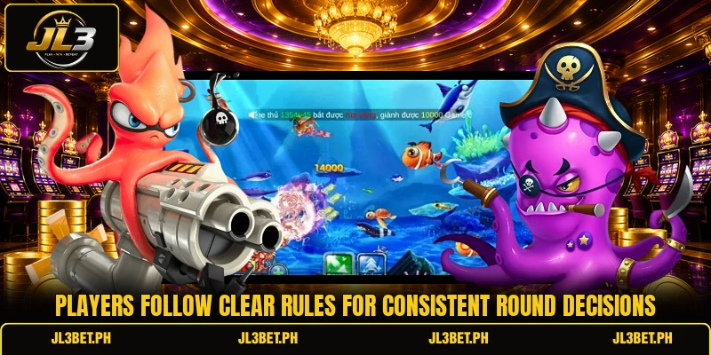 Players follow clear rules for consistent round decisions