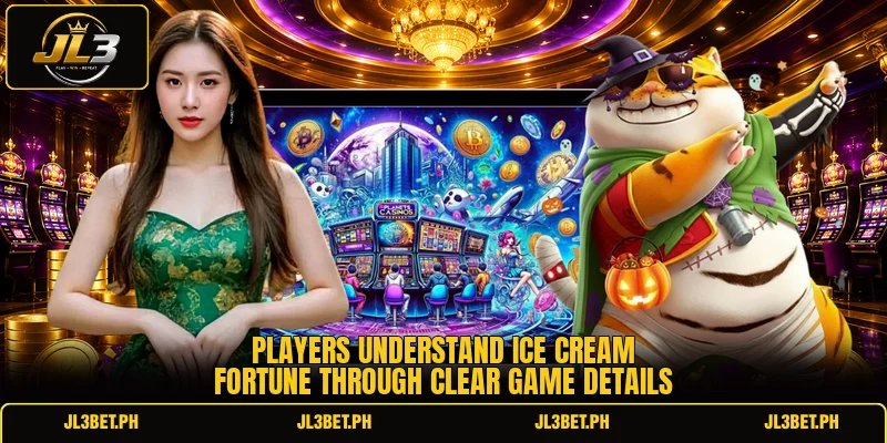 Players understand Ice Cream Fortune through clear game details Players understand Ice Cream Fortune through clear game details
