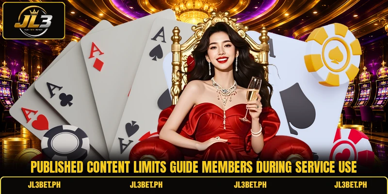 Published content limits guide members during service use