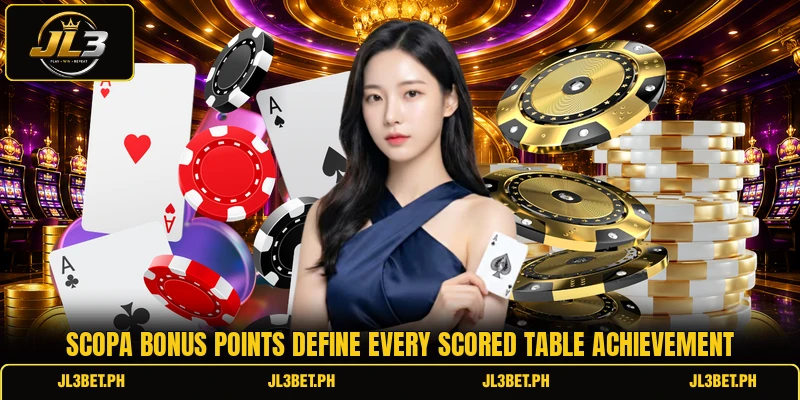 Scopa bonus points define every scored table achievement Scopa bonus points define every scored table achievement