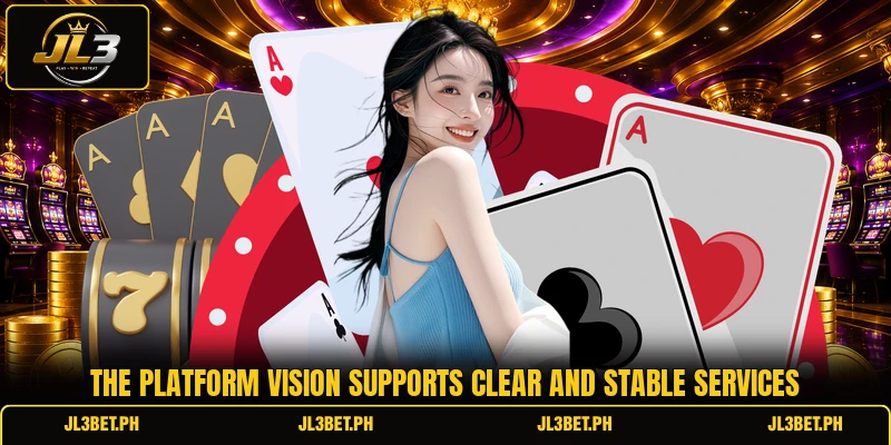 The platform vision supports clear and stable services